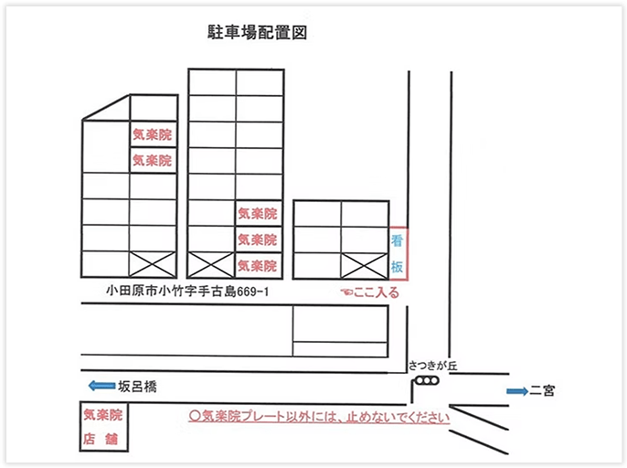 駐車場配置図